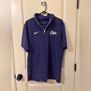 K-State Nike training short sleeve hoodie